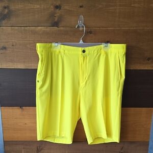 Adidas Yellow Performance Shorts